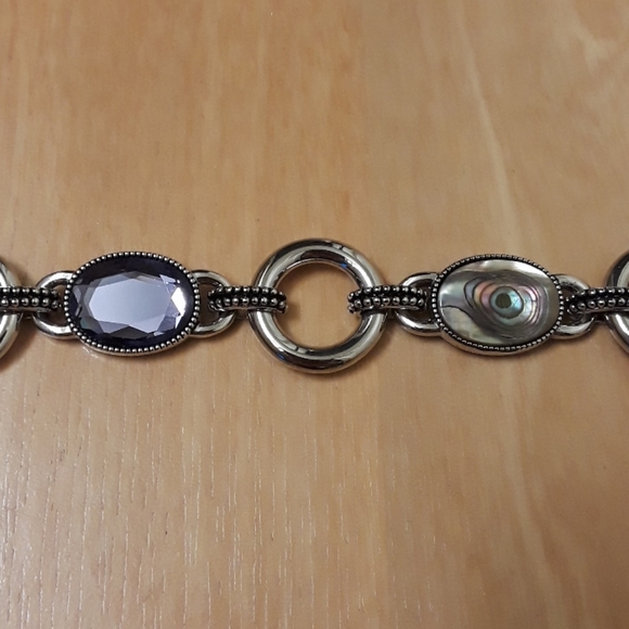 Lia Sophia Abalone and Crystal Epiphany Bracelet - Picture 4 of 8
